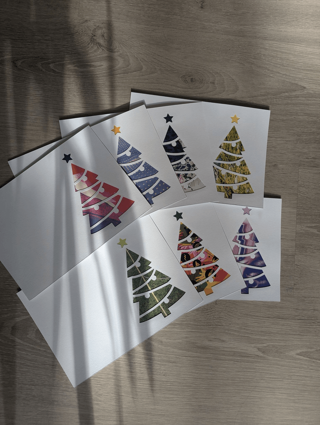 Carte sapin de Noël