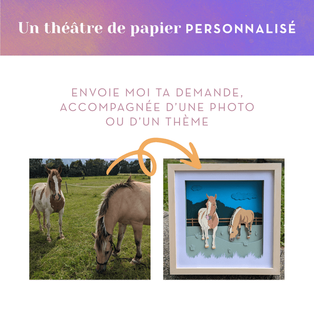 Théâtre de papier personnalisé