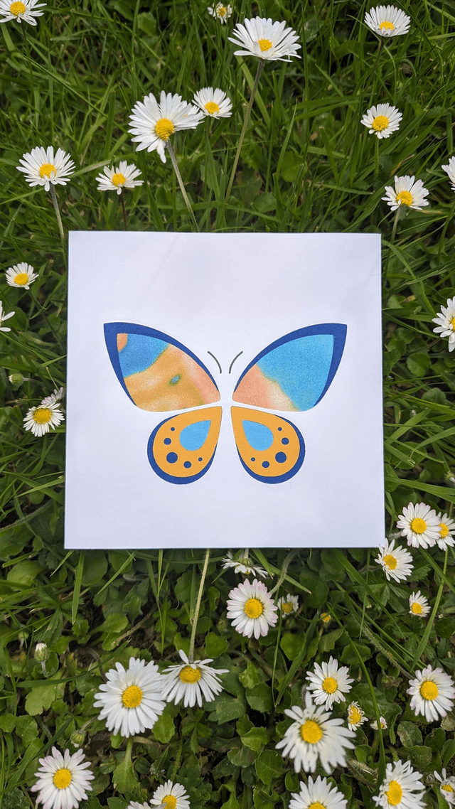 Carte papillon